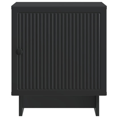Bedside Cabinet 2 pcs Black 43 x 34.5 x 50 cm Engineered Wood