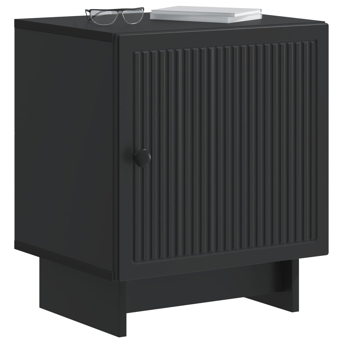 Bedside Cabinet 2 pcs Black 43 x 34.5 x 50 cm Engineered Wood
