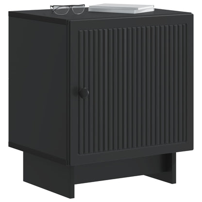Bedside Cabinet 2 pcs Black 43 x 34.5 x 50 cm Engineered Wood