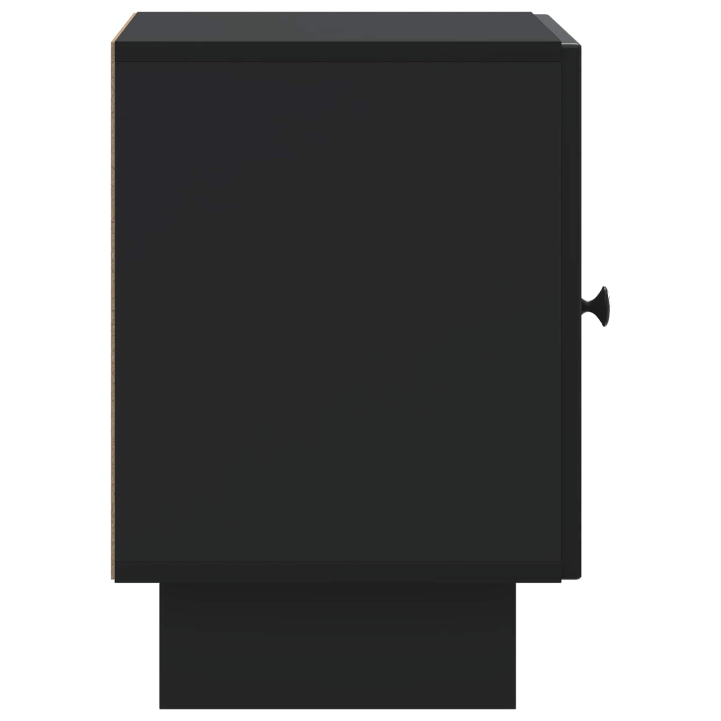Bedside Cabinet 2 pcs Black 43 x 34.5 x 50 cm Engineered Wood
