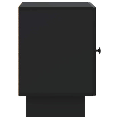 Bedside Cabinet 2 pcs Black 43 x 34.5 x 50 cm Engineered Wood