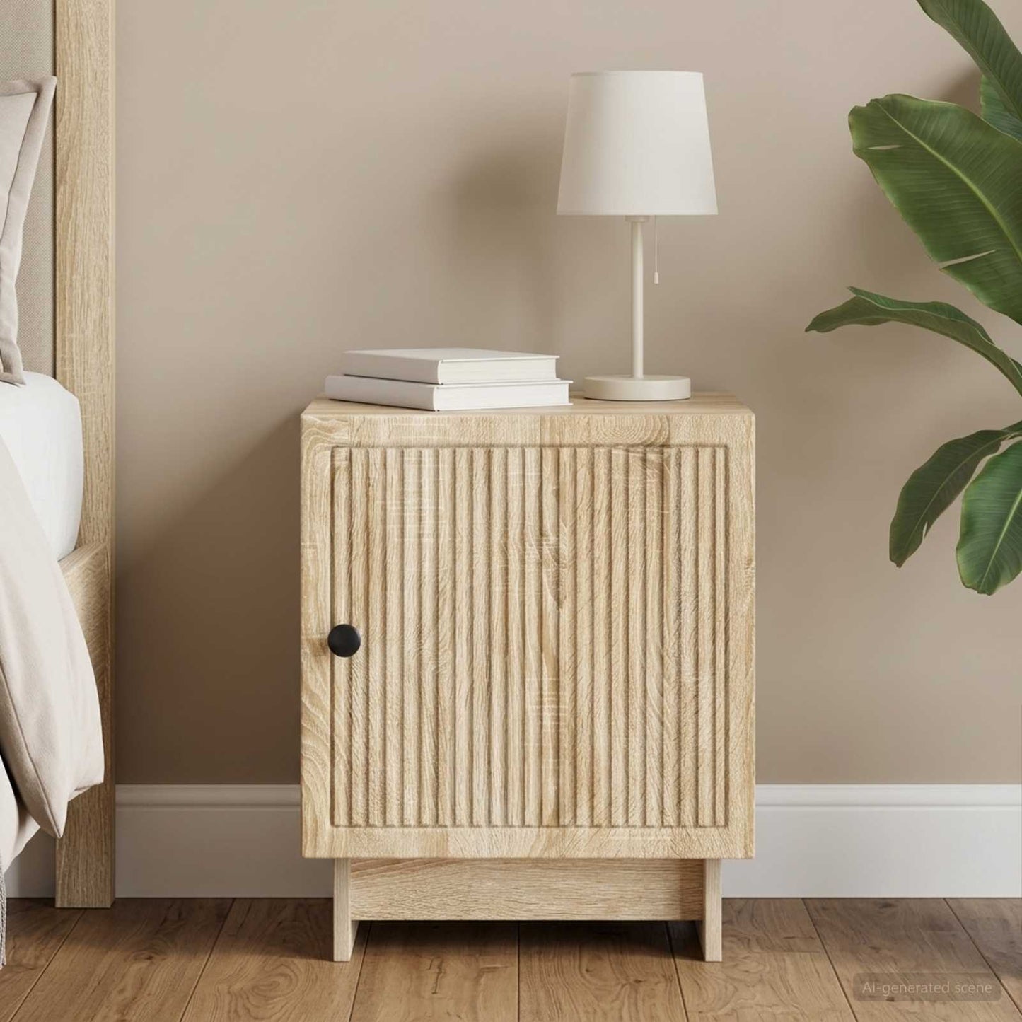 Bedside Cabinet Sonoma Oak 43 x 34.5 x 50 cm Engineered Wood