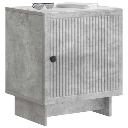 Bedside Cabinet Concrete Grey 43 x 34.5 x 50 cm Engineered Wood
