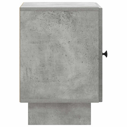 Bedside Cabinet Concrete Grey 43 x 34.5 x 50 cm Engineered Wood