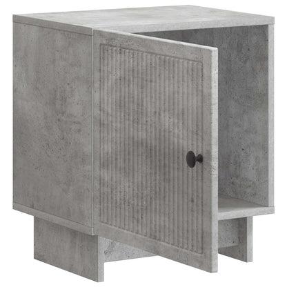 Bedside Cabinet 2 pcs Concrete Grey 43 x 34.5 x 50 cm