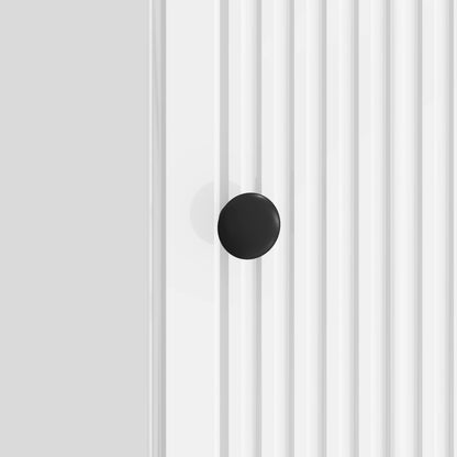 Bedside Cabinet High Gloss White 43 x 34.5 x 50 cm