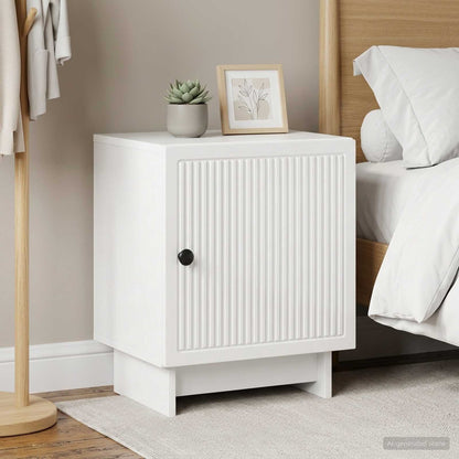Bedside Cabinet 2 pcs High Gloss White 43 x 34.5 x 50 cm