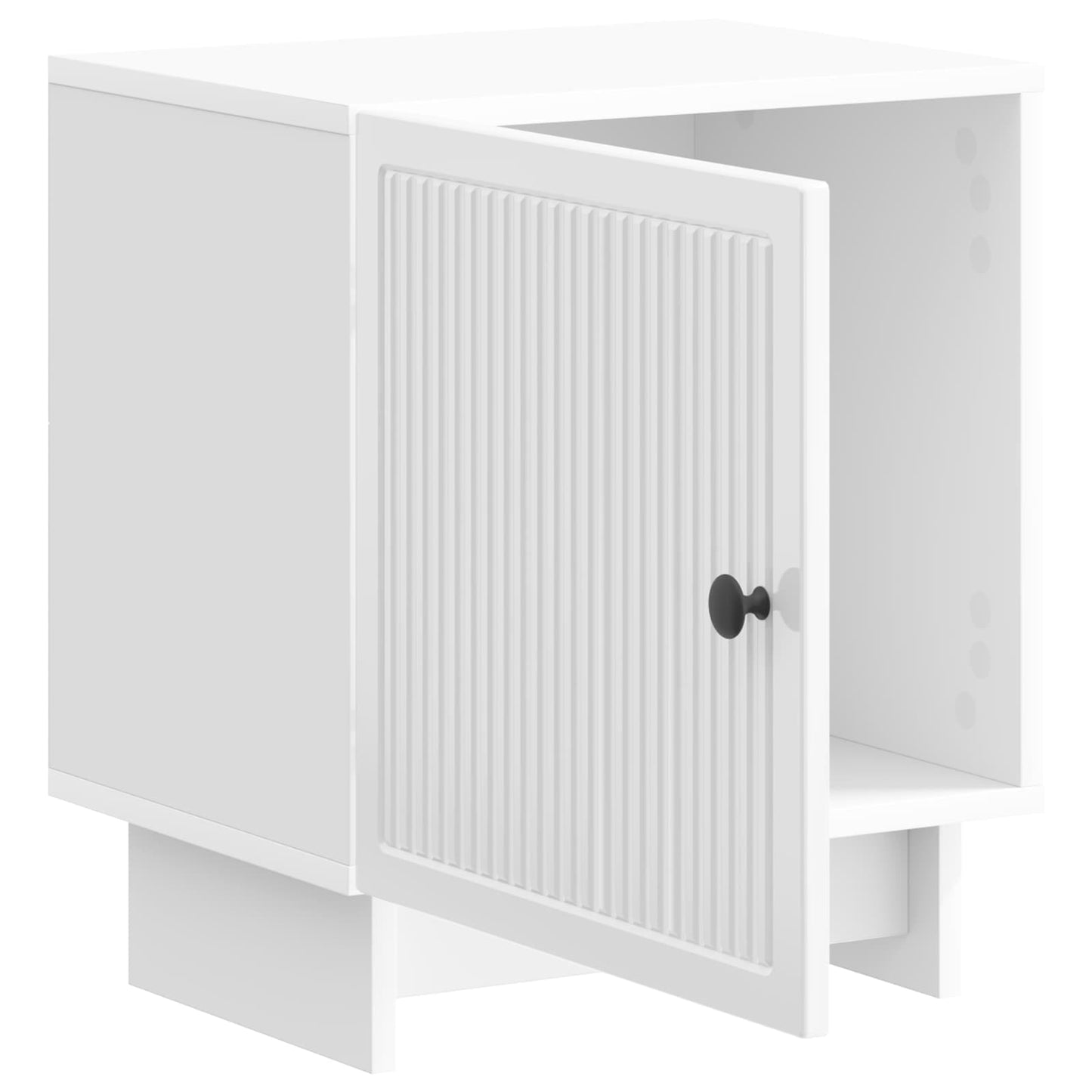 Bedside Cabinet 2 pcs High Gloss White 43 x 34.5 x 50 cm