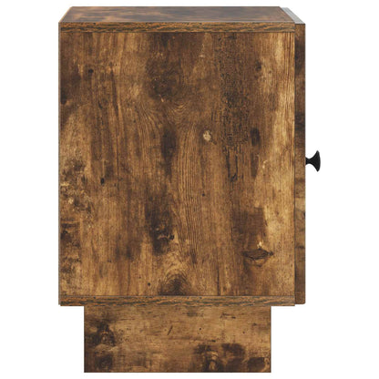 Bedside Cabinet Smoked Oak 43 x 34.5 x 50 cm Engineered Wood