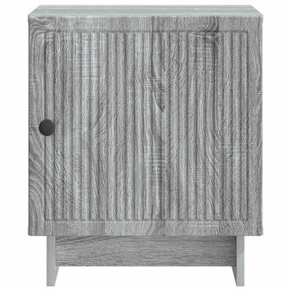 Bedside Cabinet 2 pcs Grey Sonoma 43 x 34.5 x 50 cm
