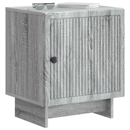 Bedside Cabinet 2 pcs Grey Sonoma 43 x 34.5 x 50 cm