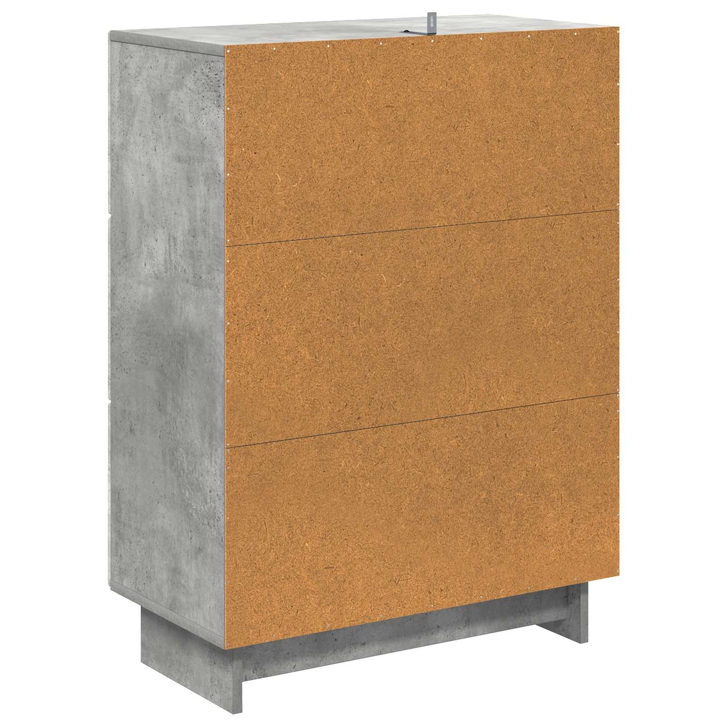 Drawer Cabinet Concrete Grey 66 x 34.5 x 90 cm Engineered Wood
