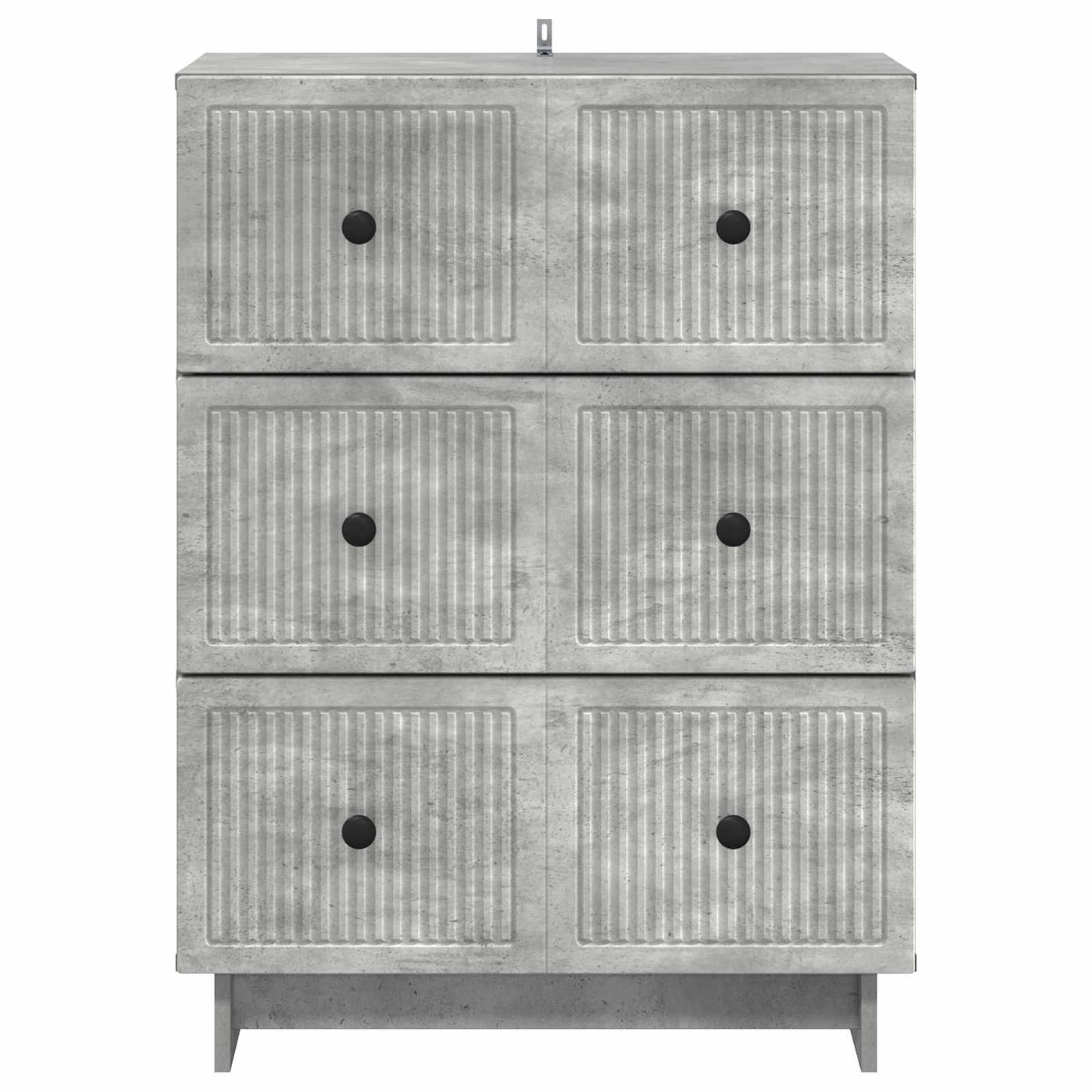 Drawer Cabinet Concrete Grey 66 x 34.5 x 90 cm Engineered Wood