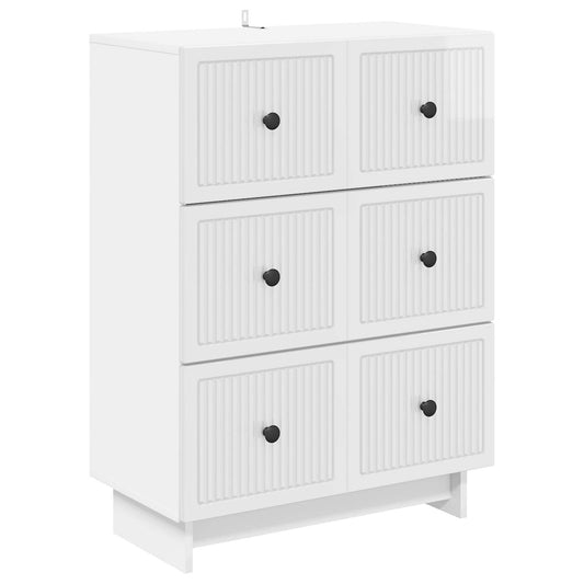Drawer Cabinet 66 x 34.5 x 90 cm Engineered Wood