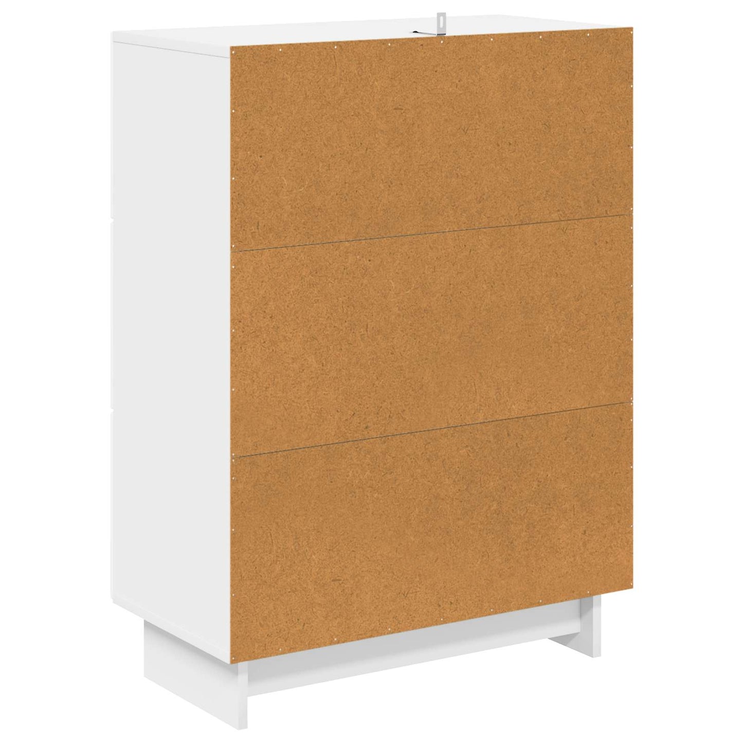 Drawer Cabinet High Gloss White 66 x 34.5 x 90 cm