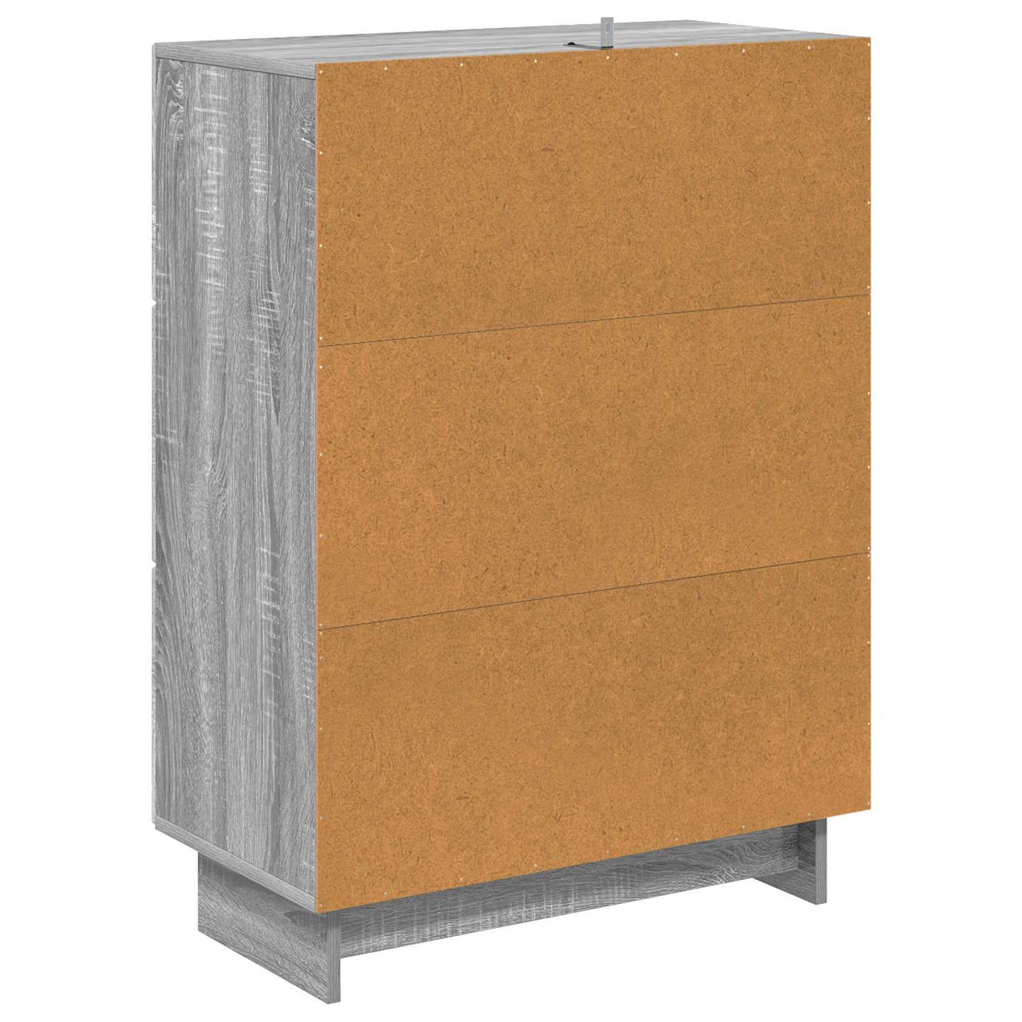 Drawer Cabinet Grey Sonoma 66 x 34.5 x 90 cm Engineered Wood