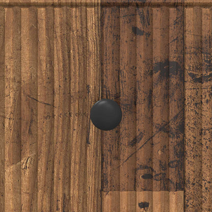 Drawer Cabinet 66 x 34.5 x 90 cm Engineered Wood Old Wood