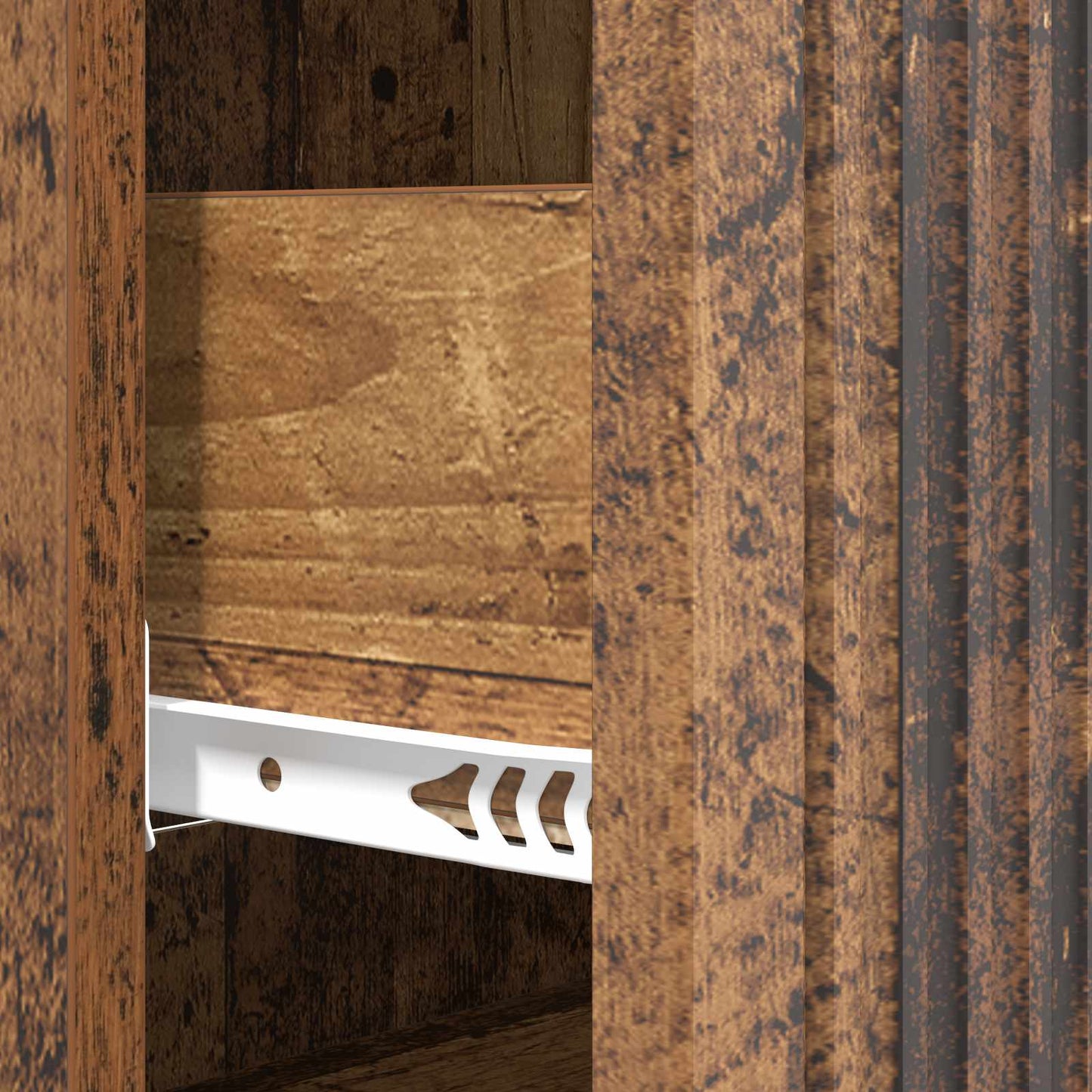 Drawer Cabinet 66 x 34.5 x 90 cm Engineered Wood Old Wood