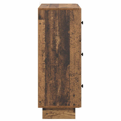 Drawer Cabinet Old Wood 66 x 34.5 x 90 cm Engineered Wood