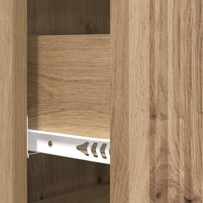 Drawer Cabinet Artisan Oak 66 x 34.5 x 90 cm Engineered Wood
