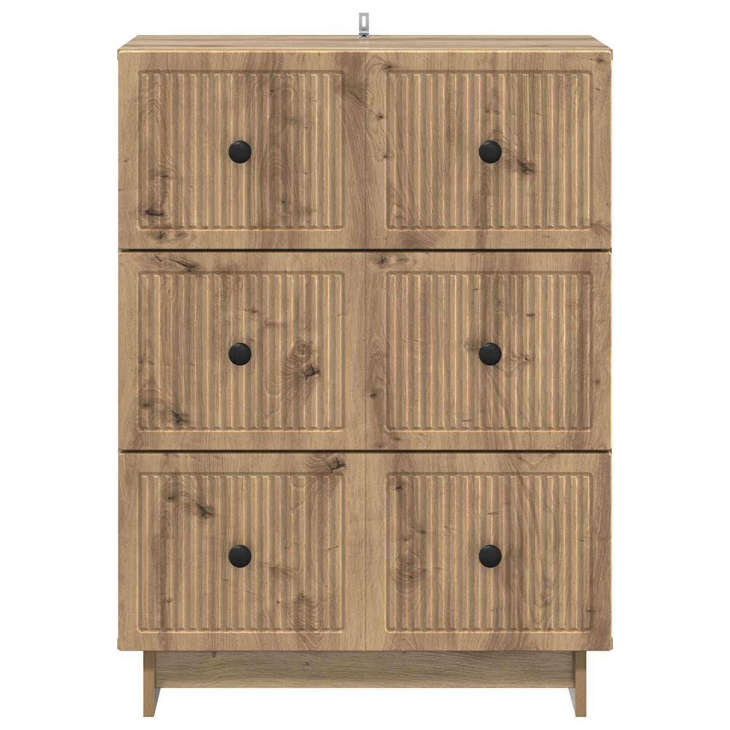 Drawer Cabinet Artisan Oak 66 x 34.5 x 90 cm Engineered Wood