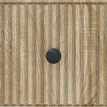 Drawer Cabinet Sonoma Oak 33 x 34.5 x 90 cm Engineered Wood