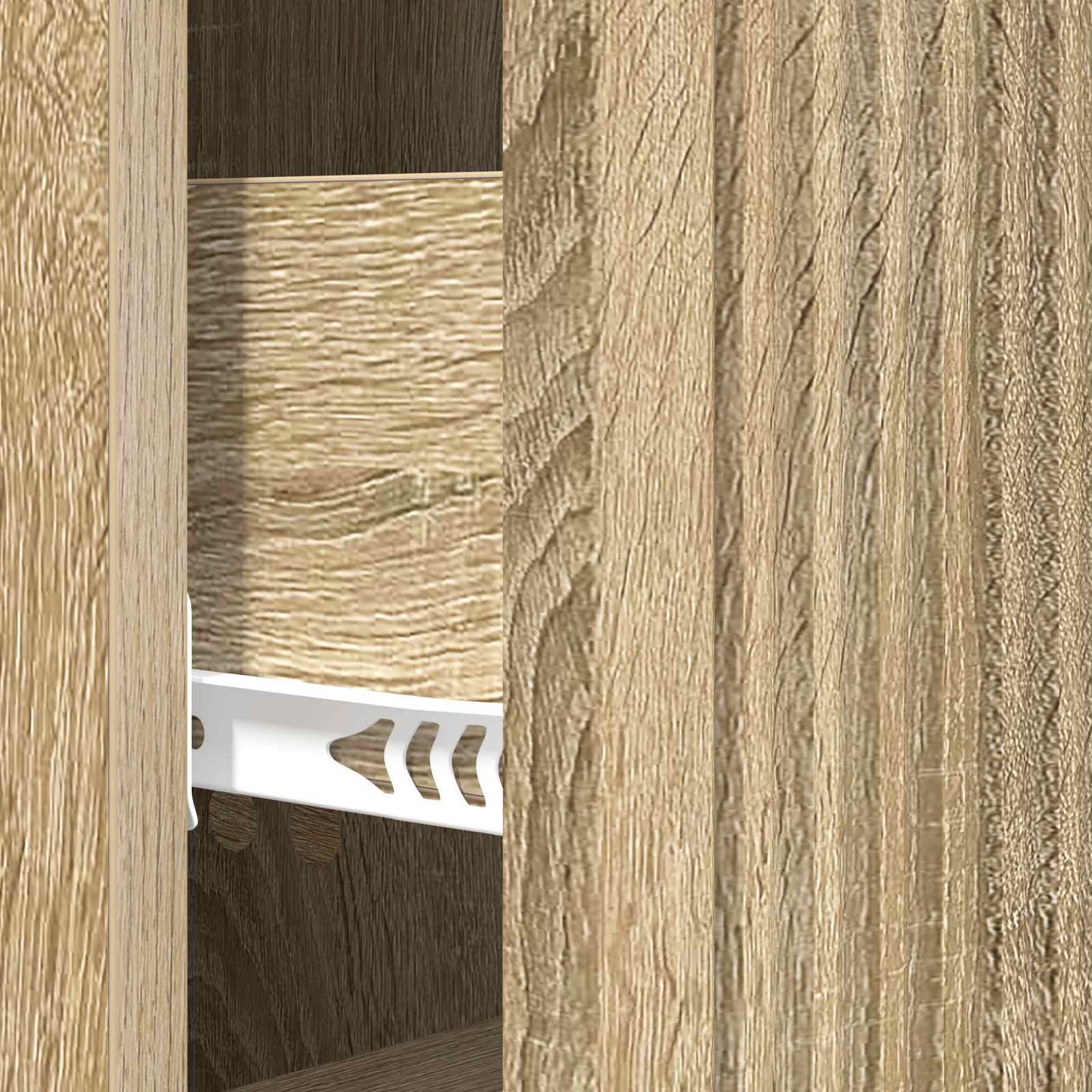 Drawer Cabinet Sonoma Oak 33 x 34.5 x 90 cm Engineered Wood