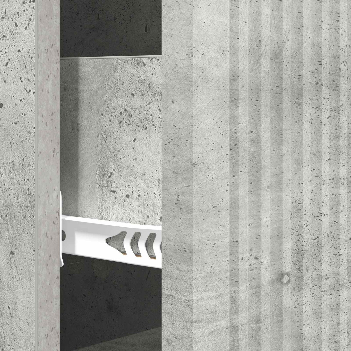 Drawer Cabinet Concrete Grey 33 x 34.5 x 90 cm Engineered Wood