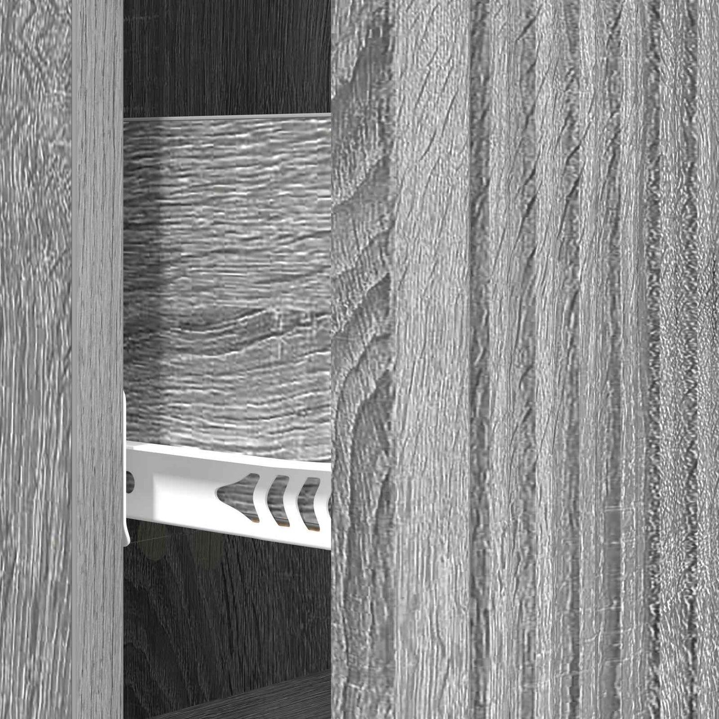 Drawer Cabinet Grey Sonoma 33 x 34.5 x 90 cm Engineered Wood