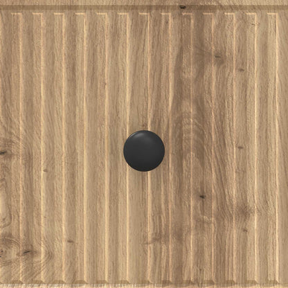 Drawer Cabinet 33 x 34.5 x 90 cm Engineered Wood Artisan Oak