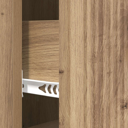 Drawer Cabinet 33 x 34.5 x 90 cm Engineered Wood Artisan Oak