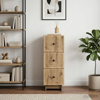Drawer Cabinet 33 x 34.5 x 90 cm Engineered Wood Artisan Oak