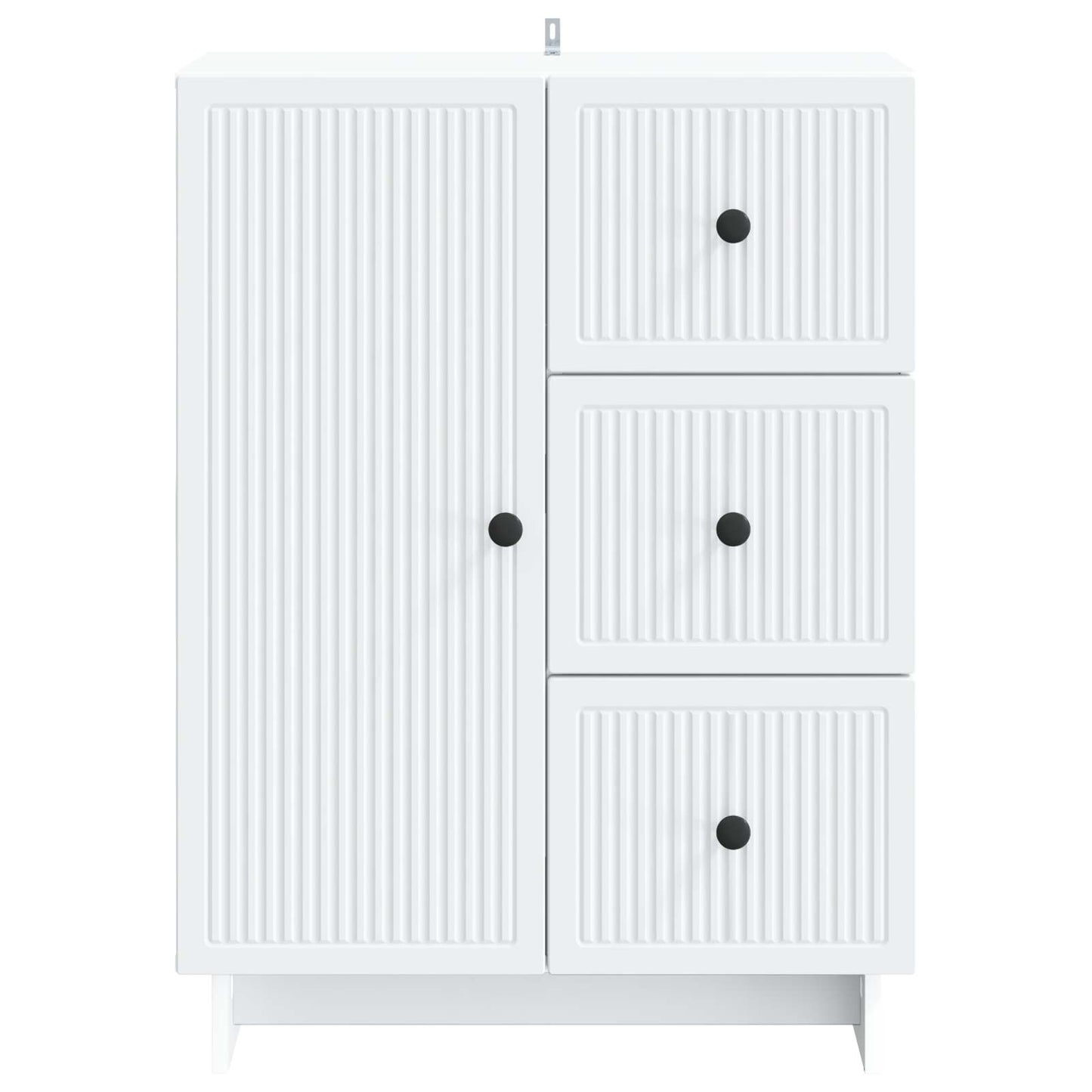 Sideboard White 66 x 34.5 x 90 cm Engineered Wood