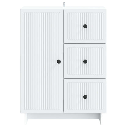 Sideboard White 66 x 34.5 x 90 cm Engineered Wood