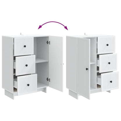 Sideboard White 66 x 34.5 x 90 cm Engineered Wood