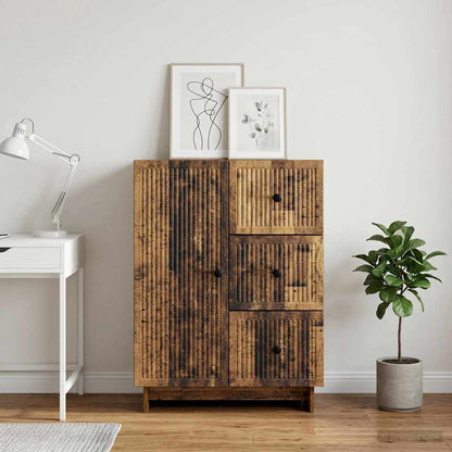 Sideboard Old Wood 66 x 34.5 x 90 cm Engineered Wood