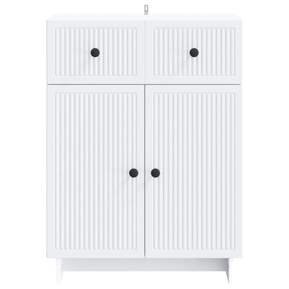 Sideboard White 66 x 34.5 x 90 cm Engineered Wood