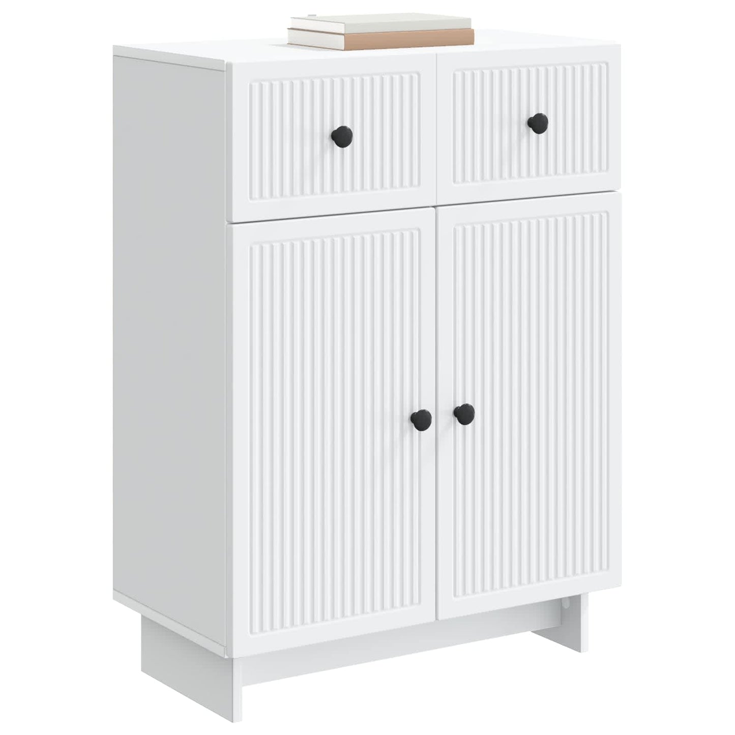 Sideboard White 66 x 34.5 x 90 cm Engineered Wood