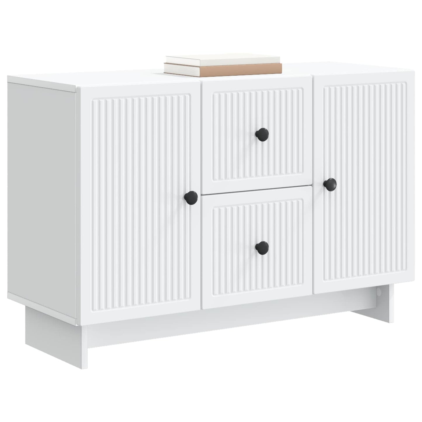 Sideboard White 89 x 34.5 x 60 cm Engineered Wood