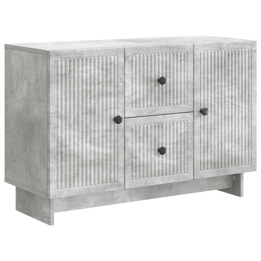 Sideboard Concrete Grey 89 x 34.5 x 60 cm Engineered Wood