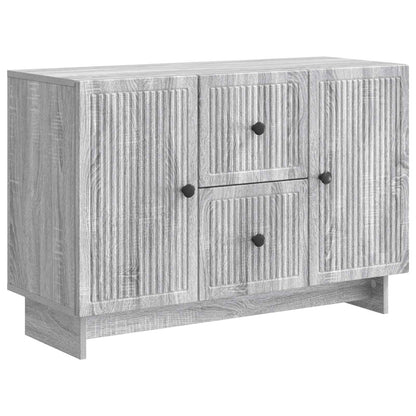 Sideboard Grey Sonoma 89 x 34.5 x 60 cm Engineered Wood