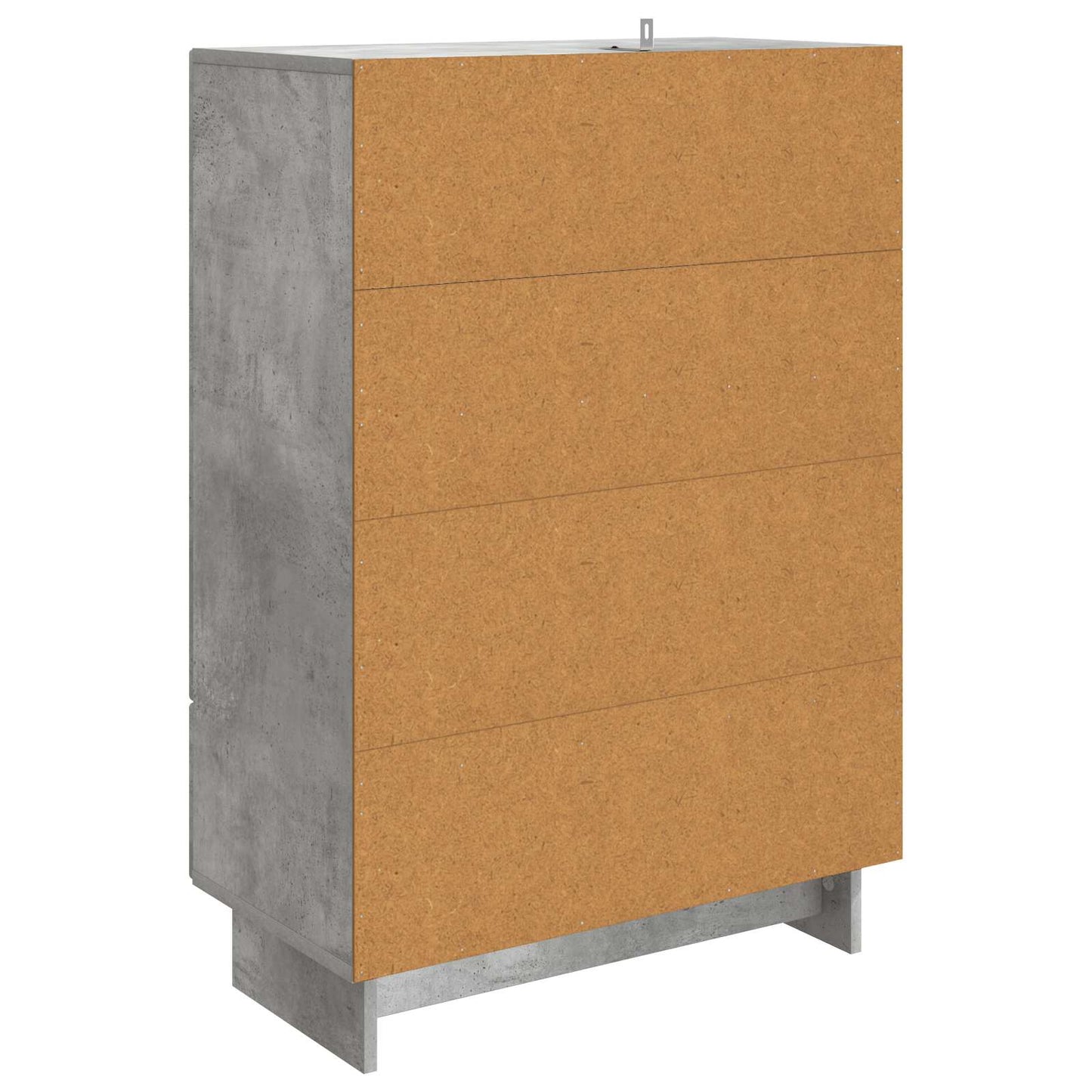 Sideboard Concrete Grey 66 x 34.5 x 95 cm Engineered Wood