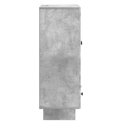 Sideboard Concrete Grey 66 x 34.5 x 95 cm Engineered Wood