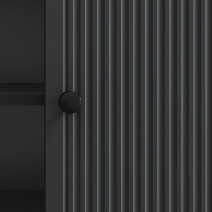 TV Cabinet Black 150 x 31 x 50 cm Engineered Wood