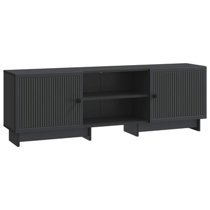 TV Cabinet Black 150 x 31 x 50 cm Engineered Wood