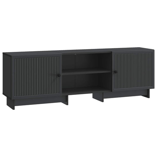 TV Cabinet 150 x 31 x 50 cm Black Engineered Wood