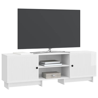 TV Cabinet High Gloss White 150 x 31 x 50 cm Engineered Wood