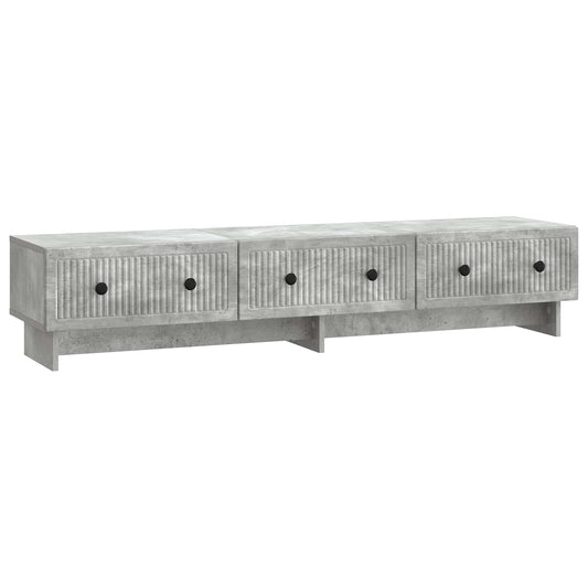 TV Cabinet 147 x 34.5 x 30 cm Concrete Grey Engineered Wood