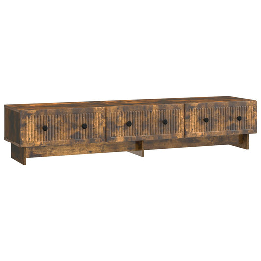 TV Cabinet 147 x 34.5 x 30 cm Smoked Oak Engineered Wood