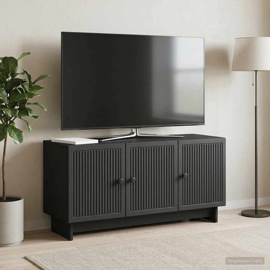 TV Cabinet 99 x 34.5 x 50 cm Black Engineered Wood